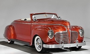 This 1941 Plymouth De Luxe Rocks a Big-Block Chevy V8 Engine, Chopped Carson Top