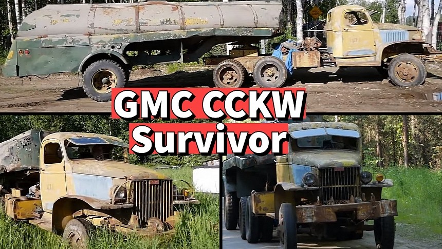 1943 GMC CCKW tanker truck