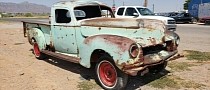 This 1947 Pickup Truck Was Found in the Desert, Has Actual Bullet Holes in It