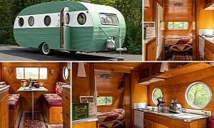 This 1953 Airfloat Navigator Is an Affordable Vintage Camper With a Stylish Interior