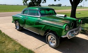 This 1953 Chevrolet Bel Air Gasser Looks Like It’s Ready for Disco
