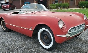 This 1954 Chevrolet Corvette Is a Cool But Sad Barn Find