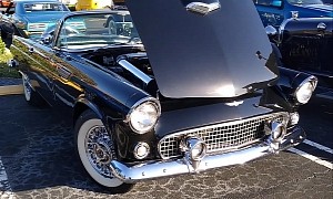 This 1956 Ford Thunderbird Is a Mysterious Hollywood Car With a Supercharged V8