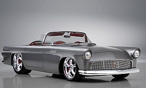 This 1956 Ford Thunderbird Is So Many Layers of Coolness That It'll Make Your Head Spin