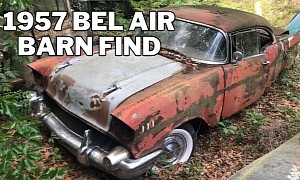 This 1957 Chevrolet Bel Air Is a Rare Barn Find With Obvious Problems