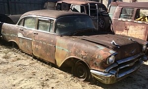 This 1957 Chevrolet Bel Air Shows Exactly What Rust Does to a Forgotten Car
