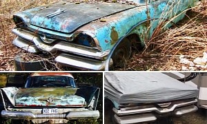 This 1957 Dodge Crusader Abandoned for Decades Is a Rare Canadian Gem