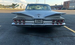 This 1960 Chevrolet Impala Hides an LS Surprise Under the Hood
