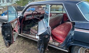 This 1962 Chevrolet Impala Looks Like It Hit a Pole, Mysterious Engine Inside