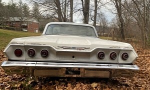 This 1963 Chevrolet Impala Hopes to Impress With a V8 Surprise Under the Hood