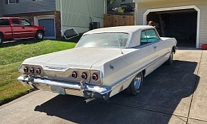 This 1963 Chevrolet Impala SS Has Always Been Stored in a Garage, And It Shows
