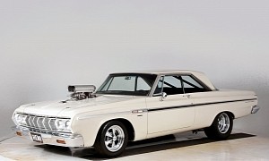 This 1964 Plymouth Sport Fury Drag Racer Packs 772 HP