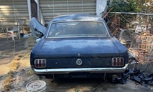 This 1965 Ford Mustang Was Parked and Forgotten, Still Not Selling for Pocket Money