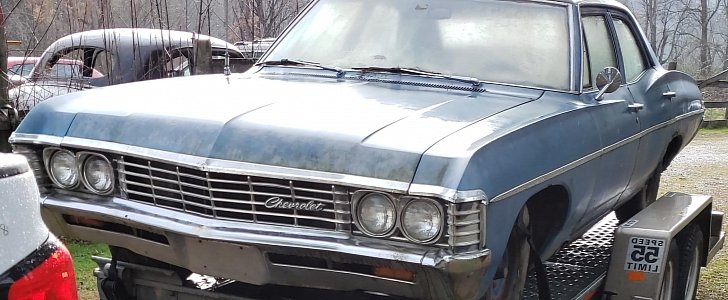 Spiteful girlfriend sends 1967 Chevrolet Impala to the junkyard when the boyfriend is away on business