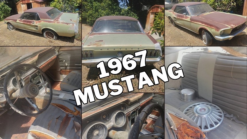 1967 Mustang parked since 1994