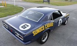 This 1968 Chevrolet Camaro Penske Sunoco Is a Street-Ready Race Car Tribute