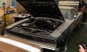 This 1968 Dodge Charger R/T HEMI Was Rescued from a Shed