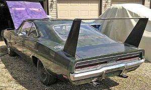 This 1969 Dodge Charger Daytona Just Came Out of a Barn in Indiana