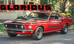 This 1969 Mustang Mach 1 429 Cobra Jet Is the Candyapple Red Fruit of Ford’s Labor