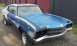 This 1970 Chevrolet Chevelle Malibu “Barn Find” Is One of Just 100 Ever Produced