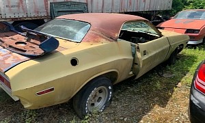 This 1970 Dodge Challenger Abandoned in a Junkyard Could Make a Grown Man Cry