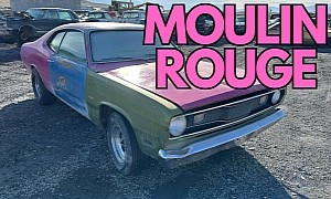 This 1970 Plymouth Duster FM3 Is a Pink Mopar Surprise With Everything in Place