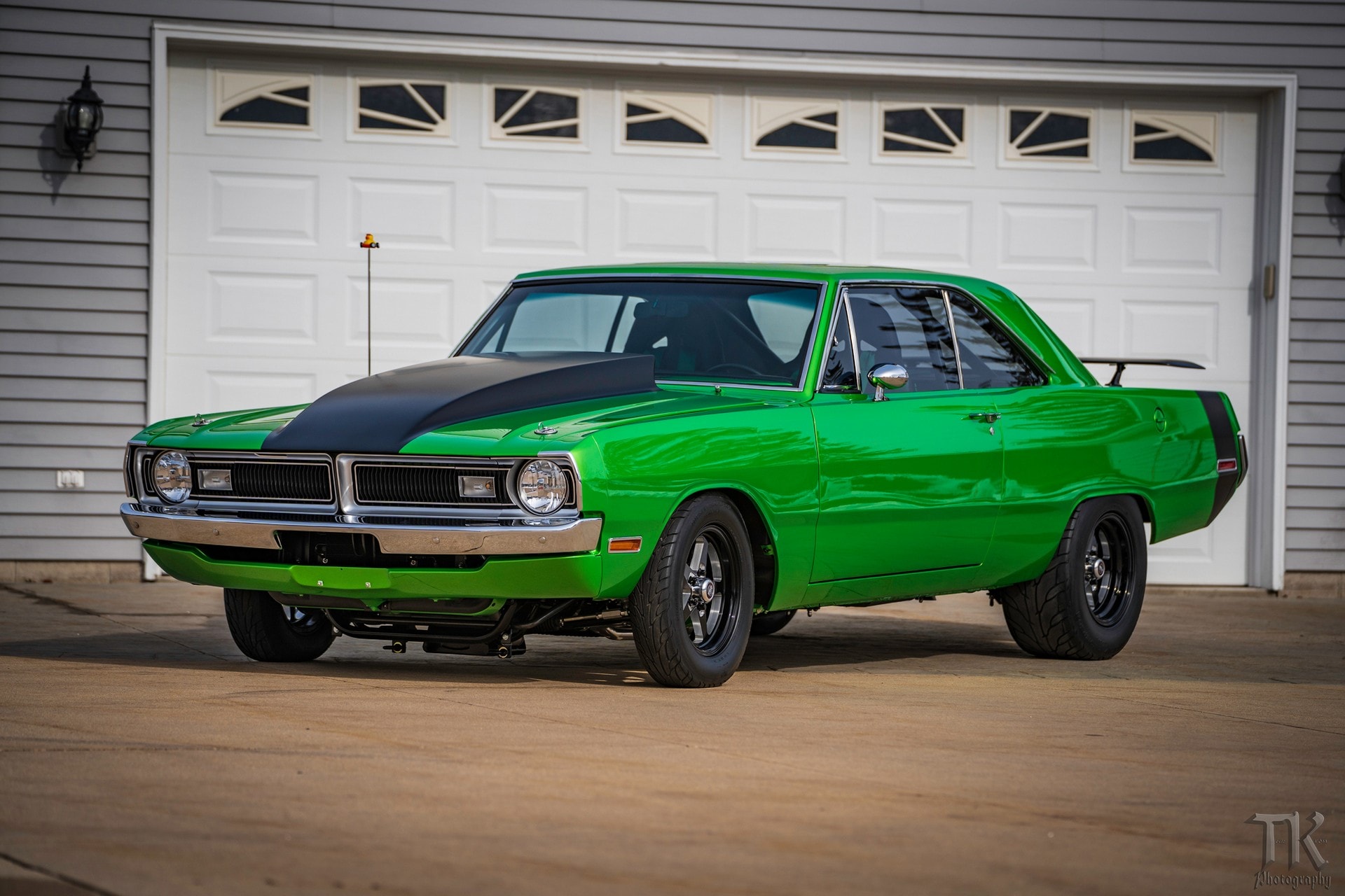 This 1971 Dodge Dart Custom Is Awesomely Real; the 451 V8 Is No Joke Under the Chevy Cowl pic pic photo