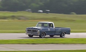 This 1972 Ford F-100 Ranger XLT Is Shaming Sports and Muscle Cars on the Track