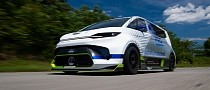 This 1,973-HP Ford Pro Electric SuperVan Demonstrator Will Silently Rock Goodwood