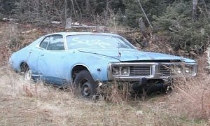 This 1974 Dodge Charger Was Saved After 30 Years, Was Doing Burnouts in 3 Days