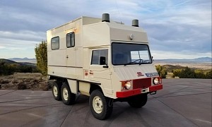 This 1974 Steyr-Puch Pinzgauer 712 6×6 Ambulance Wants to Become an Extreme Overlander