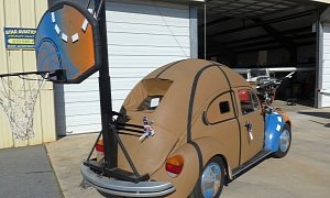 This 1975 Basketball-Inspired Volkswagen Beetle Didn't Meet the Reserve