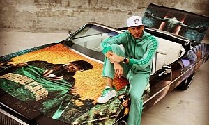 This 1975 Donk Has Rick Ross and Pitbull’s Faces Wrapped on Its Hood
