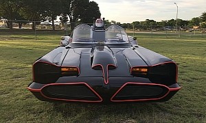 This 1979 Lincoln Continental Batmobile Was Signed by Batman Right Before He Died