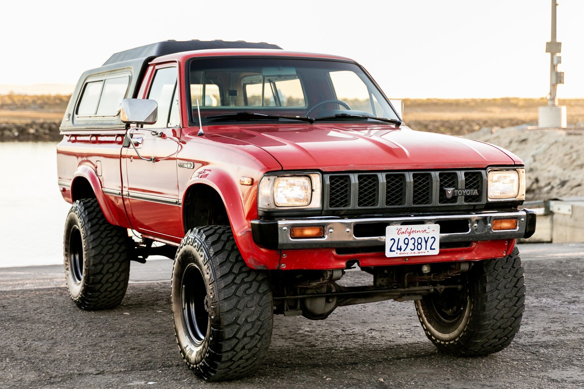 This 1982 Toyota Pickup With 33” OffRoad Tires Has the Perfect Stance
