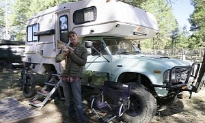 This 1982 Toyota Sunrader Got Converted Into a Camper Van With a Four-Wheel Drive Update