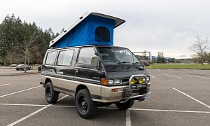 This 1989 Mitsubishi Delica 4x4 Is the Perfect Base for Your Off-Road Camper Conversion