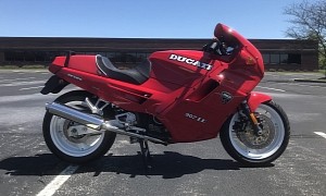 This 1991 Ducati 907 I.E. Looks Absolutely Delicious, Carries Aftermarket Mufflers