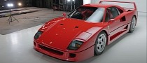 This 1992 Ferrari F40's Mesmerizing Detailing Process Starts With Dry Ice Cleaning