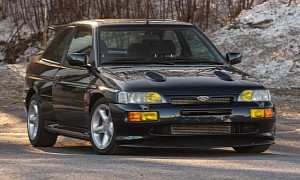 This 1993 Ford Escort RS Cosworth Is a Road-Going Rally Legend