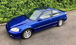 UPDATE: This 2000 Honda Civic Si Has Only 5,600 Miles On It, Looks Factory Fresh