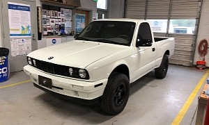 This 2001 Toyota Tacoma Pickup Thinks It’s a 1987 BMW 325i Up Front