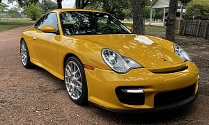 This 2003 Porsche Carrera 4S Hides a Sacrilege Under the Hood, Called the LS3 Engine