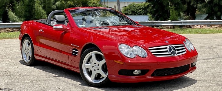 2004 Mercedes-Benz SL 55 AMG up for grabs at auction on Bring a Trailer 