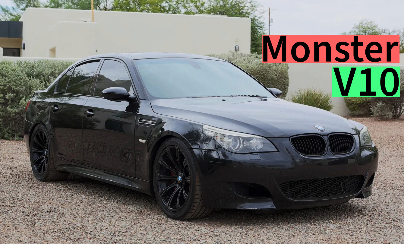 This 2008 BMW M5 E60 Is an Ultra Cheap, Savage V10-Powered Muscle