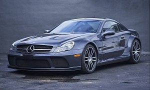 This 2009 Mercedes-Benz SL 65 AMG Black Series Costs More Than a GT Black Series