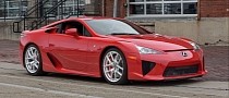This 2012 Lexus LFA Was Solely Owned by Lexus Dealerships, Making It Exceptionally Rare