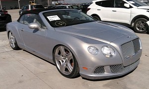 This 2013 Bentley Continental GT Has a Non-Repairable Title in Texas, Can You Guess Why?