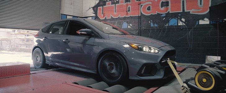 2016 Ford Focus RS on dyno