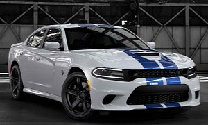 This 2019 Dodge Charger SRT Hellcat Looks Like A Shelby Mustang With Four Doors
